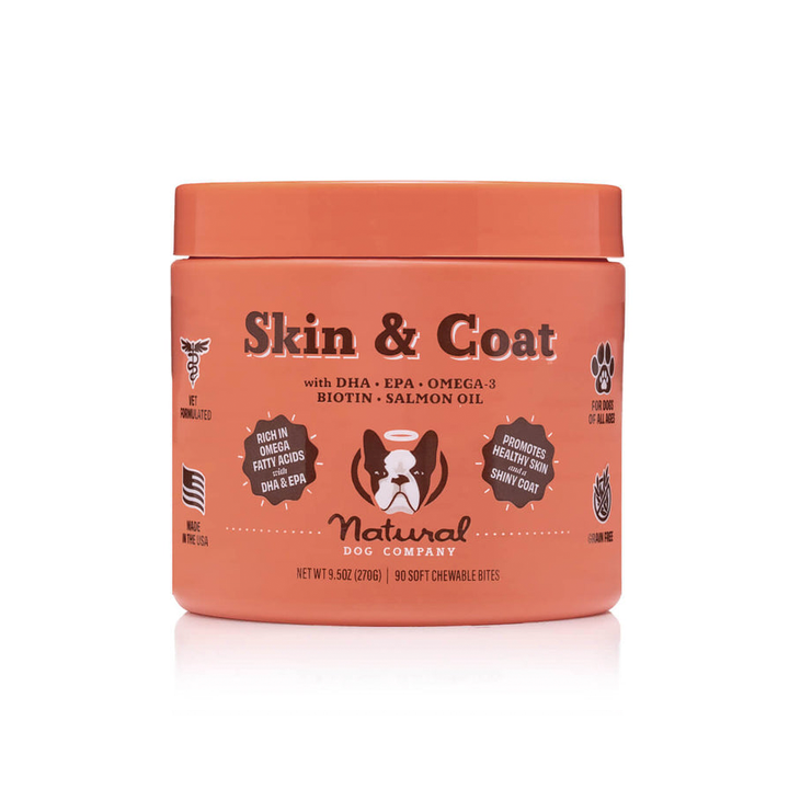 Skin & Coat |  Suplementos Masticables para Mejorar la Piel y Pelaje de tu Mascota