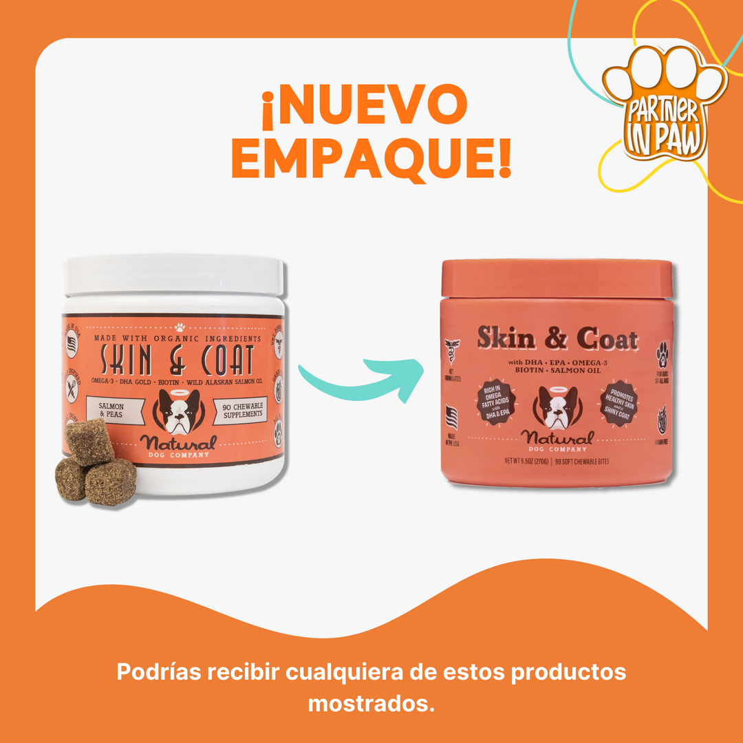 Skin & Coat |  Suplementos Masticables para Mejorar la Piel y Pelaje de tu Mascota