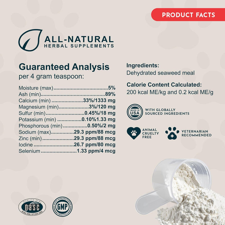 Sea-Cal 340 g – Suplemento de Calcio Natural y Minerales para Perros & Gatos | Animal Essentials