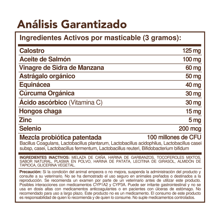 Aller-Immune | Suplementos masticables para Aliviar las Alergias de tu mascota y reforzar su sistema Inmunitario