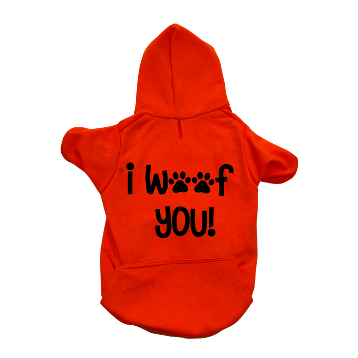 Sudadera "I WOOF YOU"