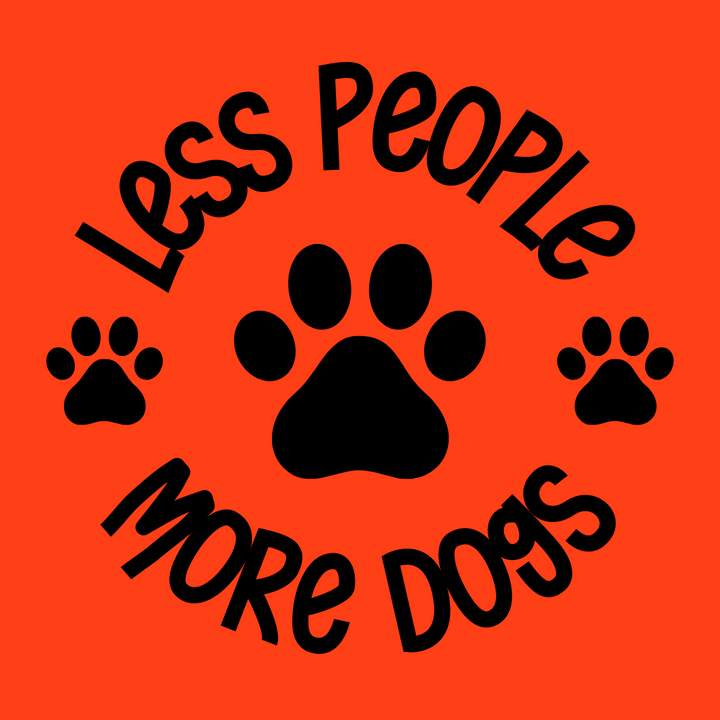 Sudadera "LESS PEOPLE MORE DOGS"