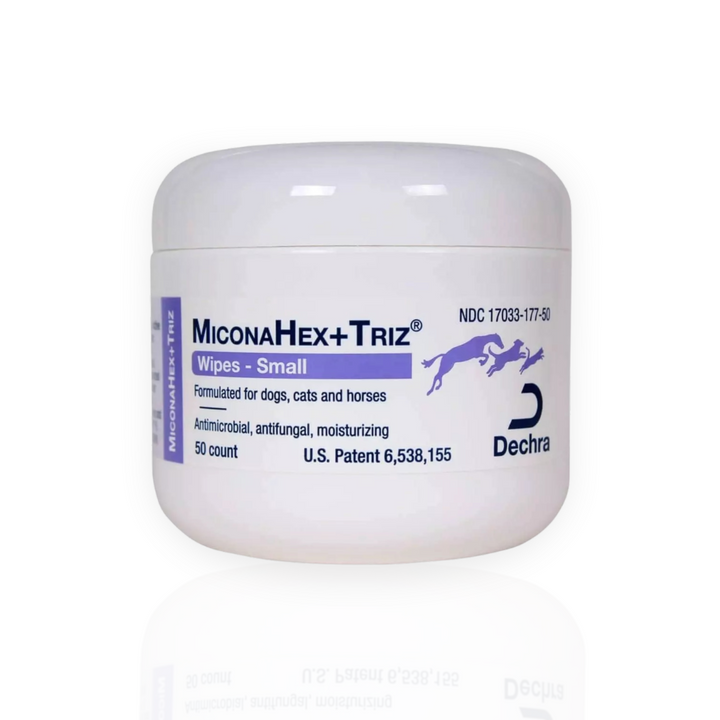 MiconaHex+Triz Wipes | Toallitas antimicrobianas, antifúngicas e hidratantes