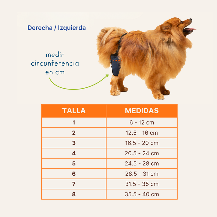 Rodillera (Pata Trasera) para Perros y Gatos