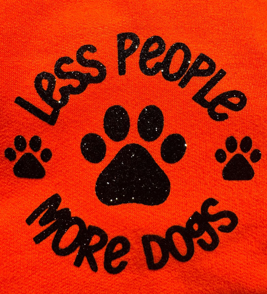 Sudadera "LESS PEOPLE MORE DOGS"